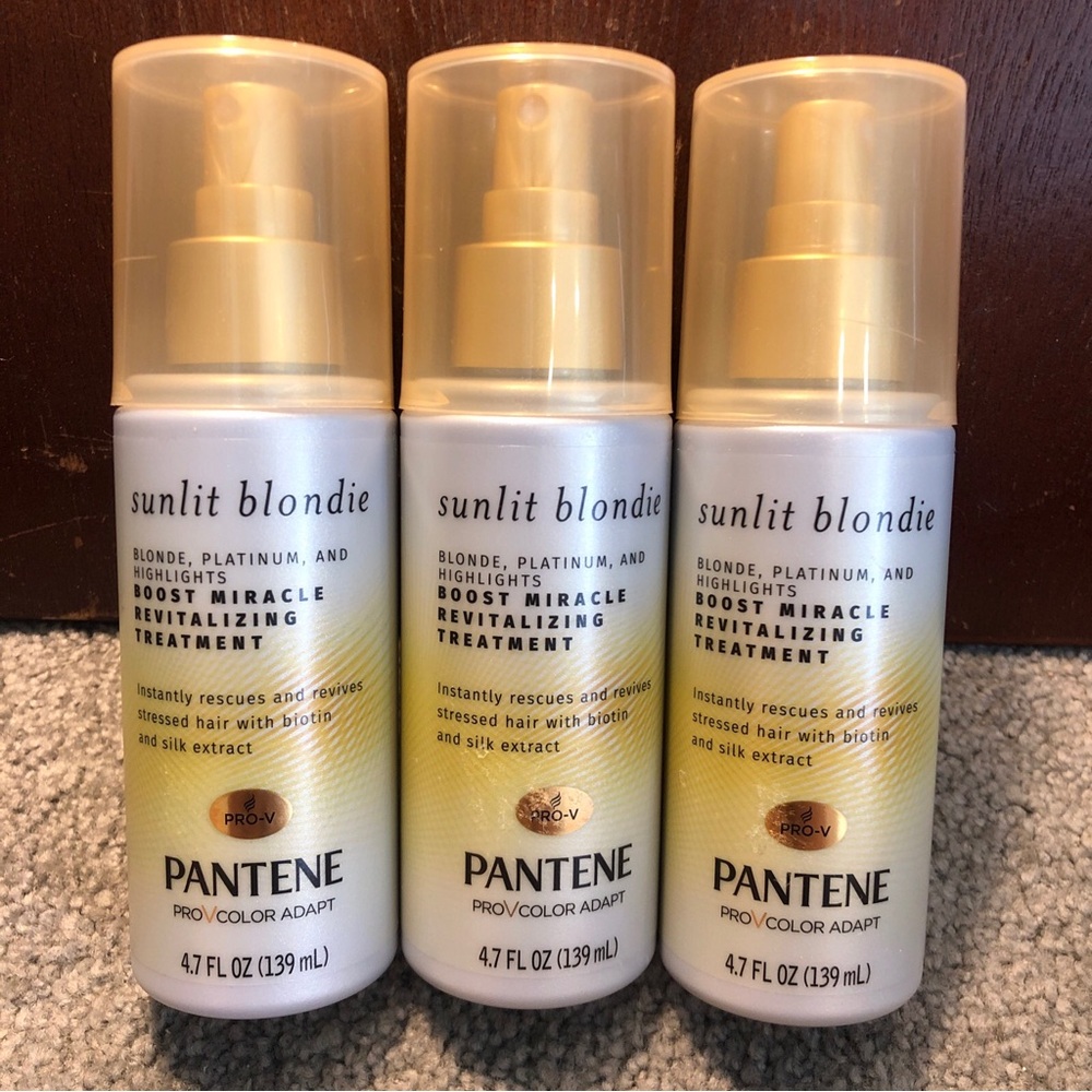 X3 Pantene Pro-V Sunlit Blondie Boost Miracle Revitalizing Treatment 4.7oz